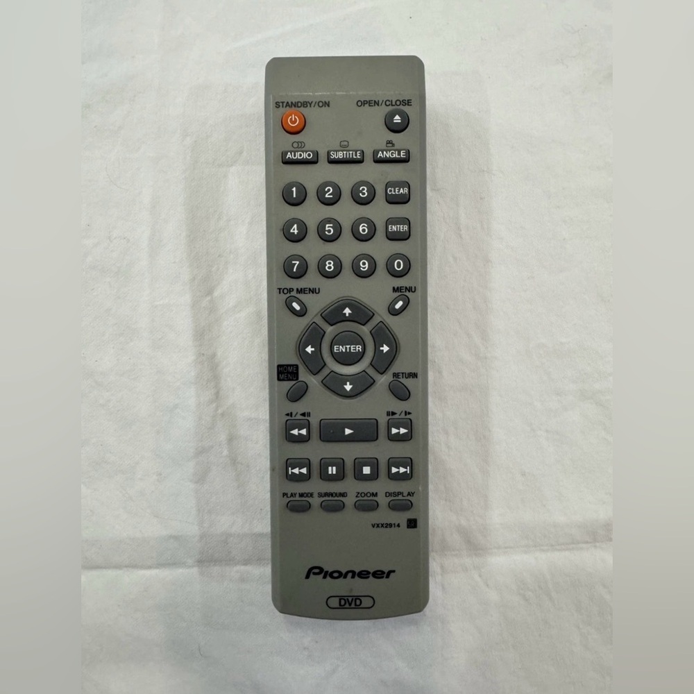 Pioneer VXX2914 Remote Control for DV-285, DV-393, DV-490V-S, DV-588A-S untested